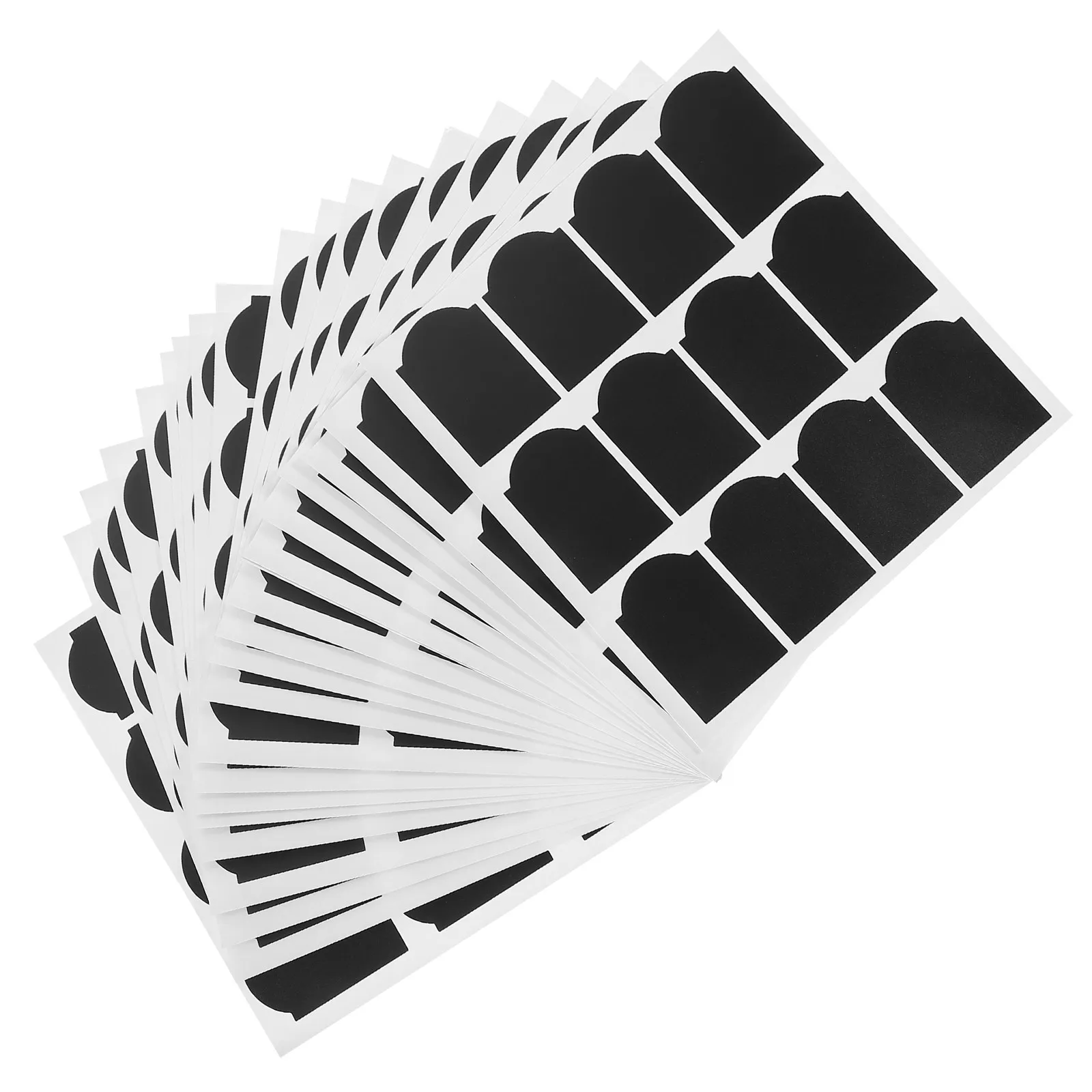 

20 Sheets Compact Blackboard Labels Portable Dry Erase Self-Adhesive Multi-Function Writable Label Stickers for Home Office