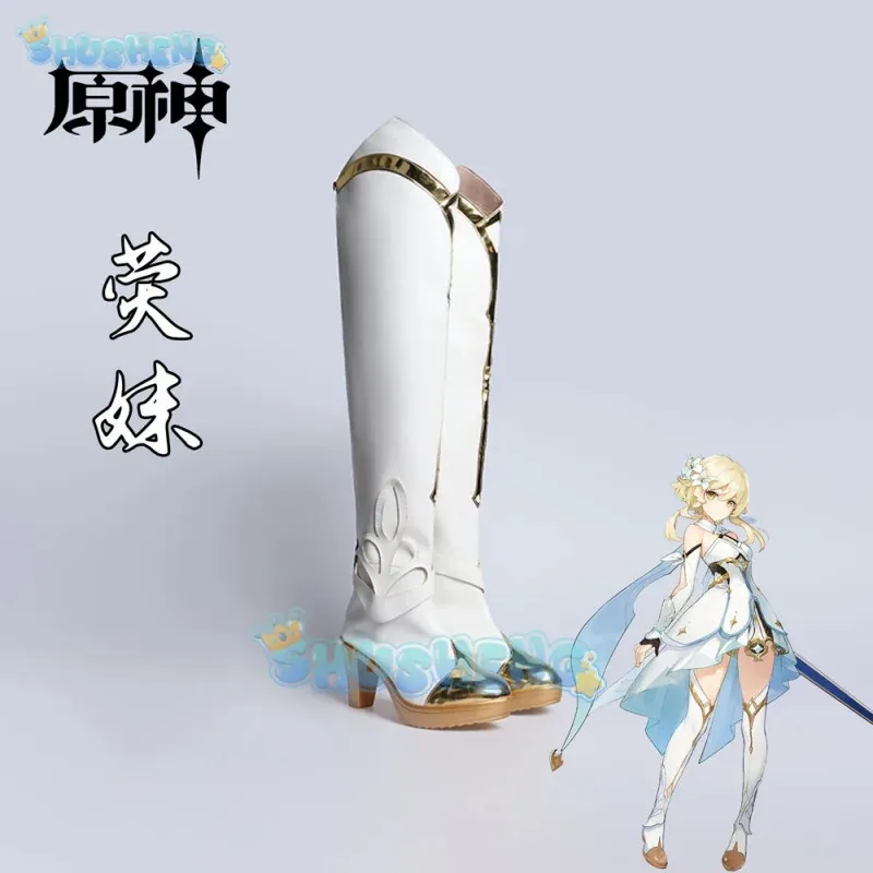 2025 11 Genshin Impact cos Lumine cosplay Anime game character shoes
