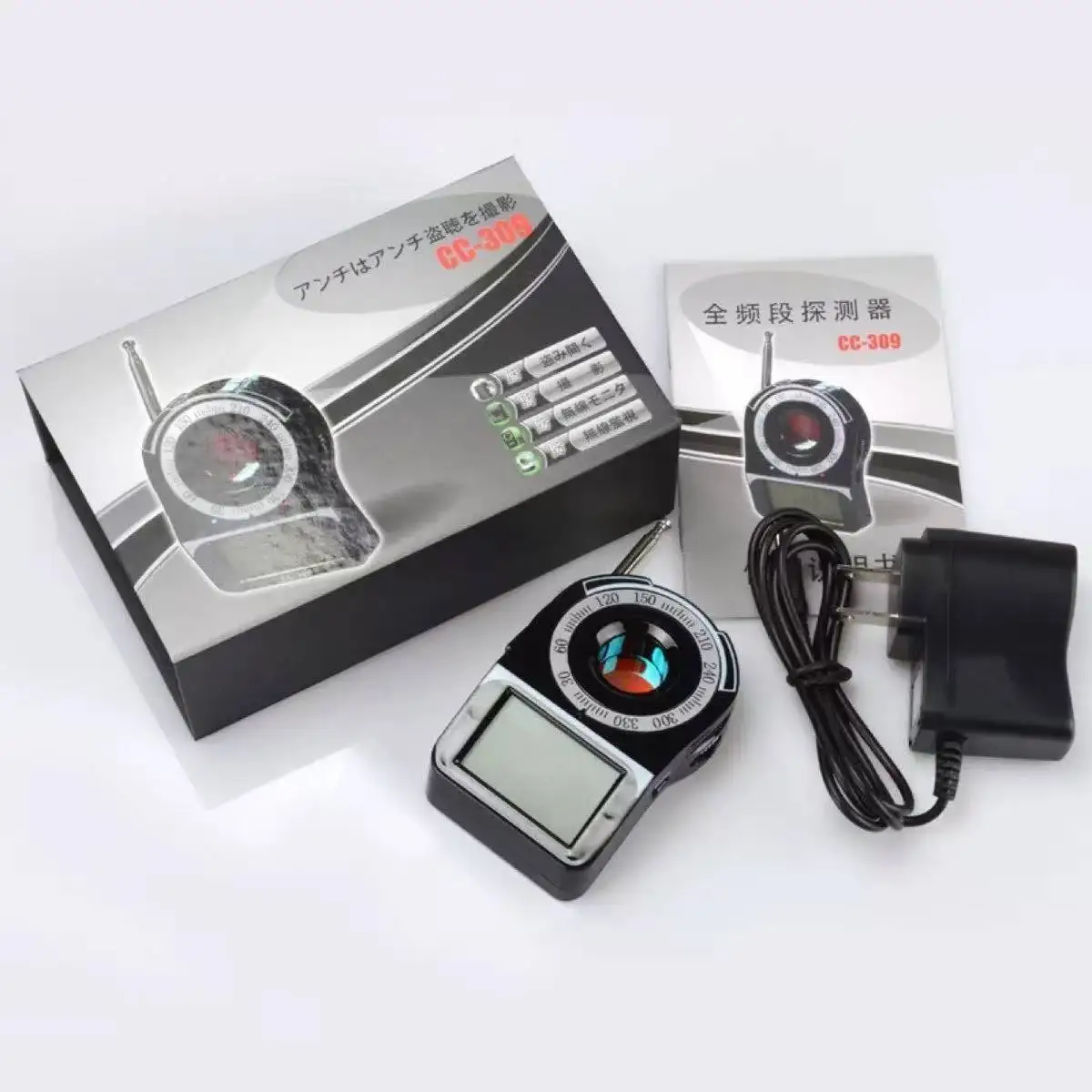 Portable Hotel Pinhole Camera Detector Wireless signal Full Band Scan GPS Tracking Bug Finder Anti Spy Gadgets wifi Cam Detector