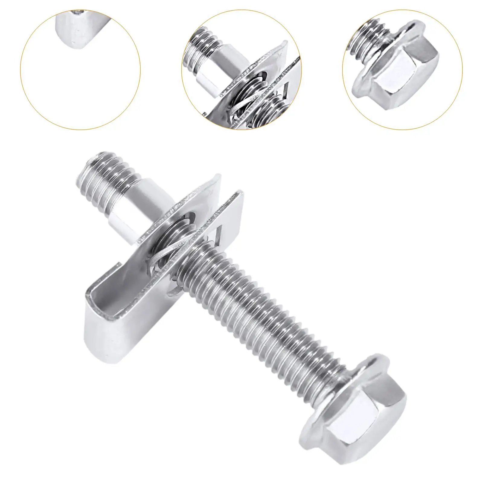 قطعتان من مسامير حزام خزان الوقود وأجهزة حزام خزان الغاز لسيلفرادو