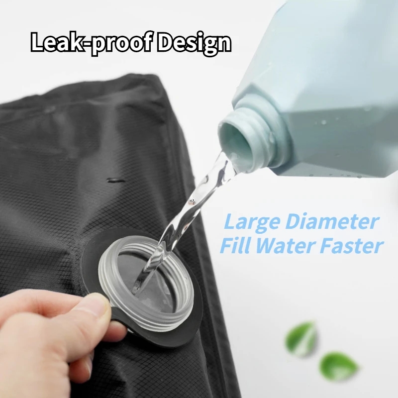 ODM OEM 20L Outdoor PVC Hiking Travelling Beach Collapsible Portable Pool Camping Solar Bath Shower Heating Water Bag