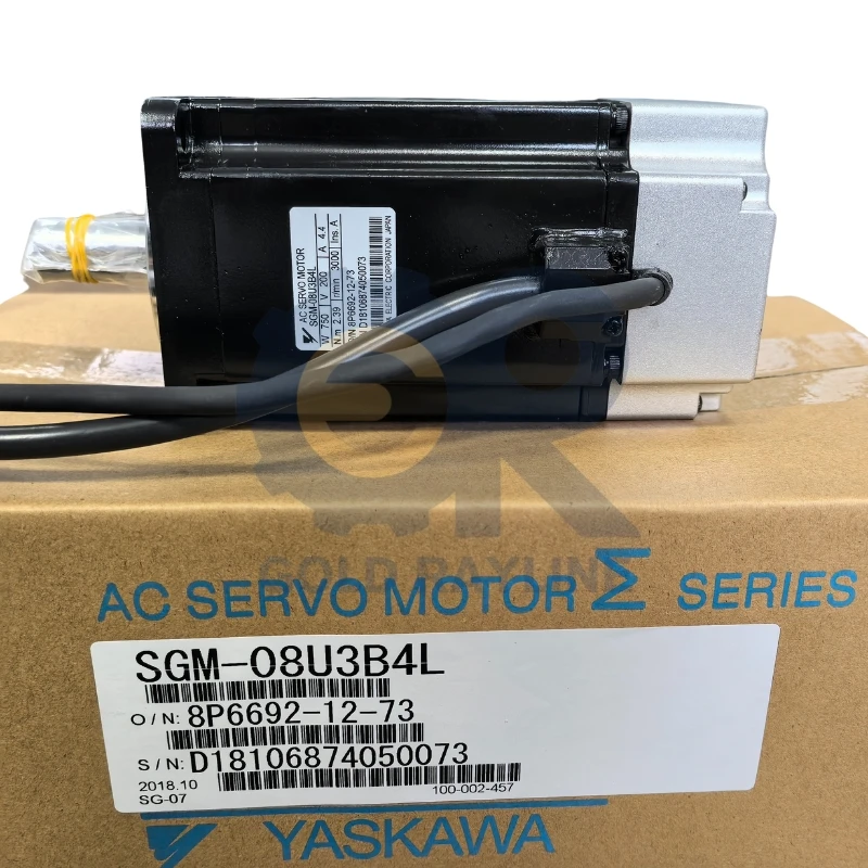 

Новый серводвигатель Yaskawa SGM-08U3B4L, гарантия 1 год на складе