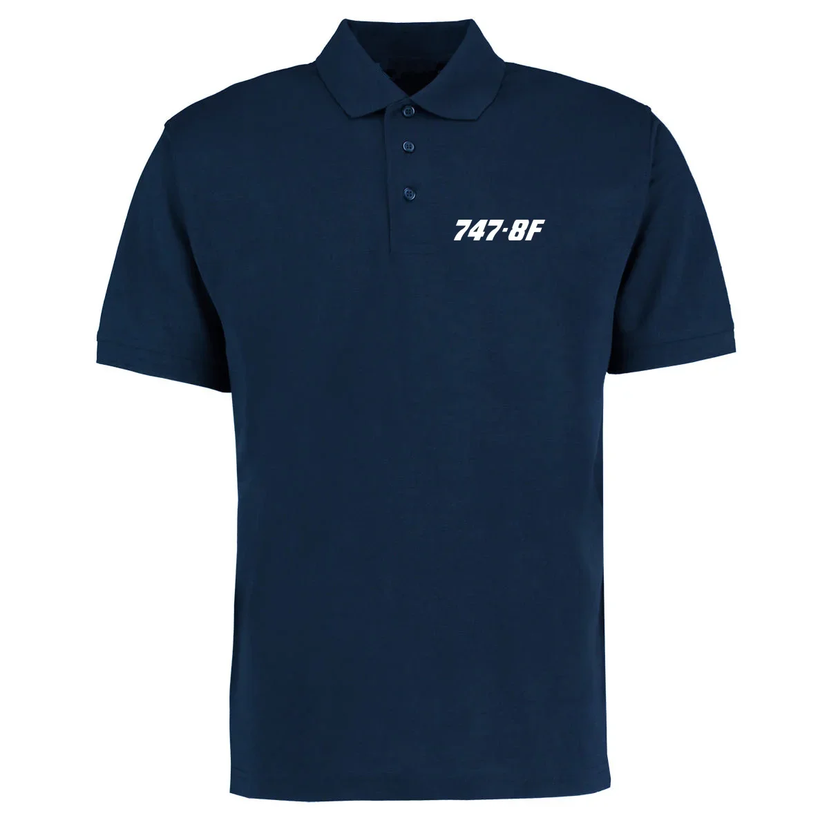 Summer Casual Cotton Aviation 747-8F Aircraft Flight Pilots Men Polo Shirts T-Shirts Tops Tees