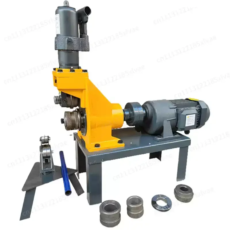 Electric Hydraulic Pipe Cutting & Grooving Machine, 3-Piece Type for Galvanized Fire Pipes