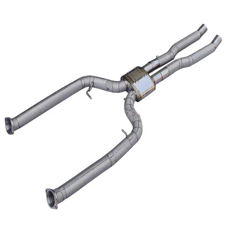 

High Performance Exhaust Downpipe X Pipe For Maserati Gran Turismo/GT 4.2/4.7 2008-2023 Catless downpipe Catalytic converter