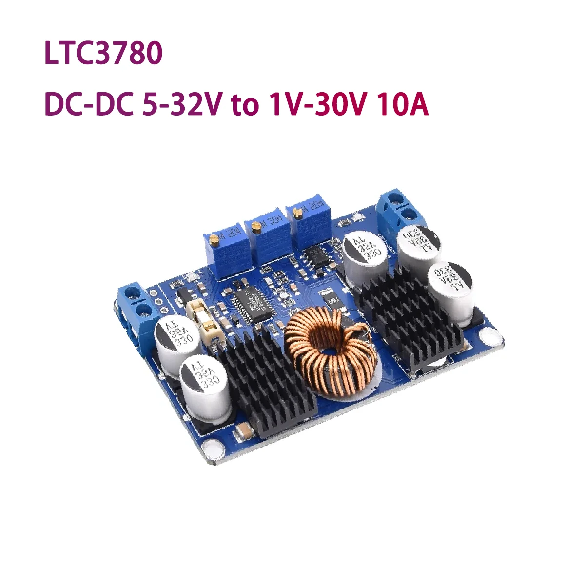 LTC3780 DC-DC 5-32V to 1V-30V 10A Automatic Step Up Down Regulator Charging Module Power supply module For arduino LTC3780EG