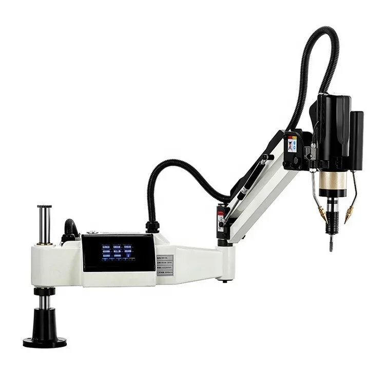 

New M16 Intelligent CNC Spray Oil and Blow Air Electric Servo Drilling Tapping Machine Semi-automatic Tapping Rocker Arm