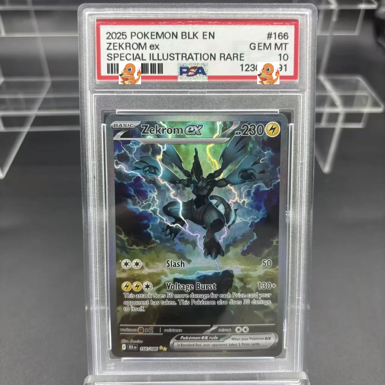 لتقوم بها بنفسك 1 قطعة البوكيمون PTCG PSA Jolteon Zekrom ex Shining Celebi التحكم الذاتي جمع التوقيع التداول بطاقة فلاش أنيمي الكرتون هدية #2