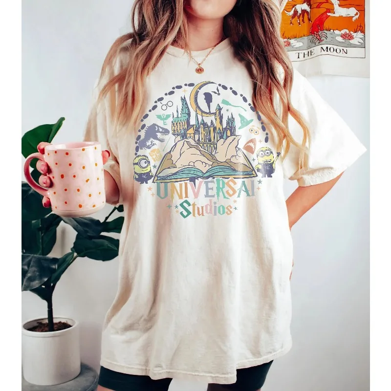 Chemise Disney Universal Studios, chemise de voyage Universal Studios, vacances en famille Disney, chemise Orlando universelle, famille Disney