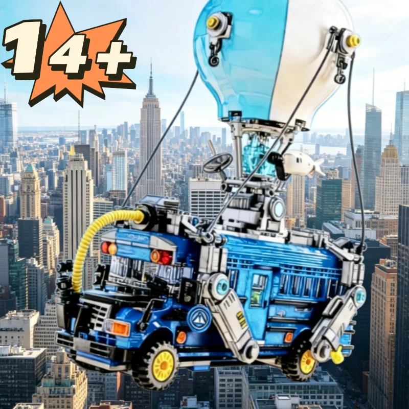

2026 New In Stock Particles Bricks Bus Battle Model Compatible Diy Toys Building Blocks Sets Suitable For Adults Christmas Gifts