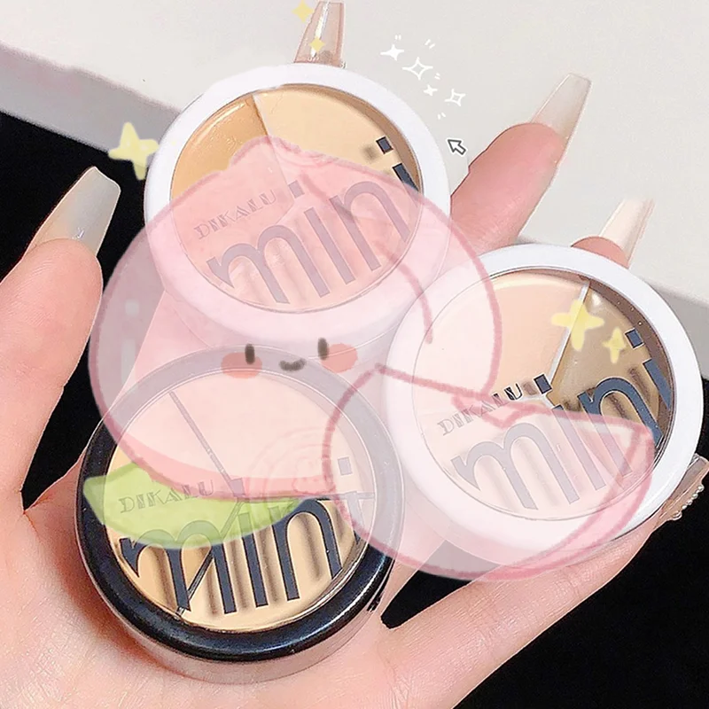 ديكالو 6.5 جرام غطاء لوحة خافي عيوب البشرة الطبيعي 3 ألوان الهالات السوداء حب الشباب المسام كريمي خافي عيوب الوجه كريم أساس سائل لتفتيح الوجه #1