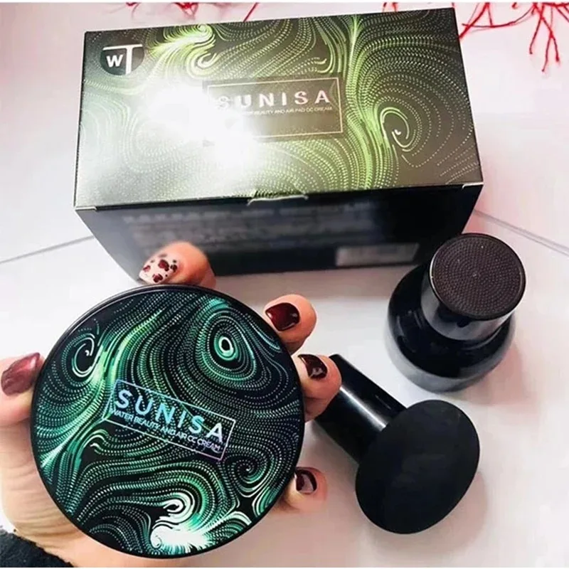 Sunisa-كريم بوسادة هوائية ، كريم سي سي ، رأس فطر ، كونسيلر بي بي ، مكياج مبيض ، مستحضرات تجميل ، مقاومة للماء ، تفتيح الوجه