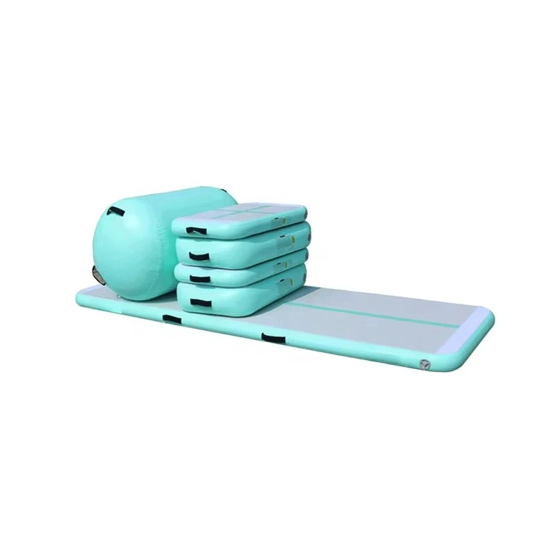 

Made in China inflatable air roller type track gymnastics camping mat camping mat