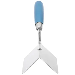 Drywall Corner Tool Outside Corner Trowel Stainless Steel Plastering Trowel Handble Plaster Drywall Finishing Tool Internal