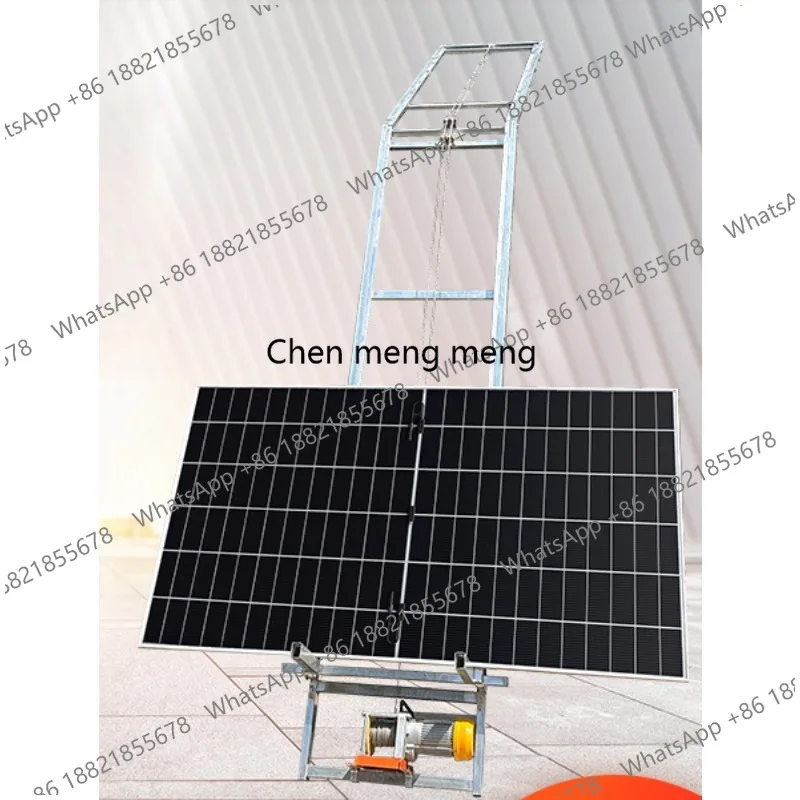 20m Safety and Quickly Elevadores Para Paneles Solares  Warehouse Construction Ladder Lift  Photovoltaic Glass Panel Lift