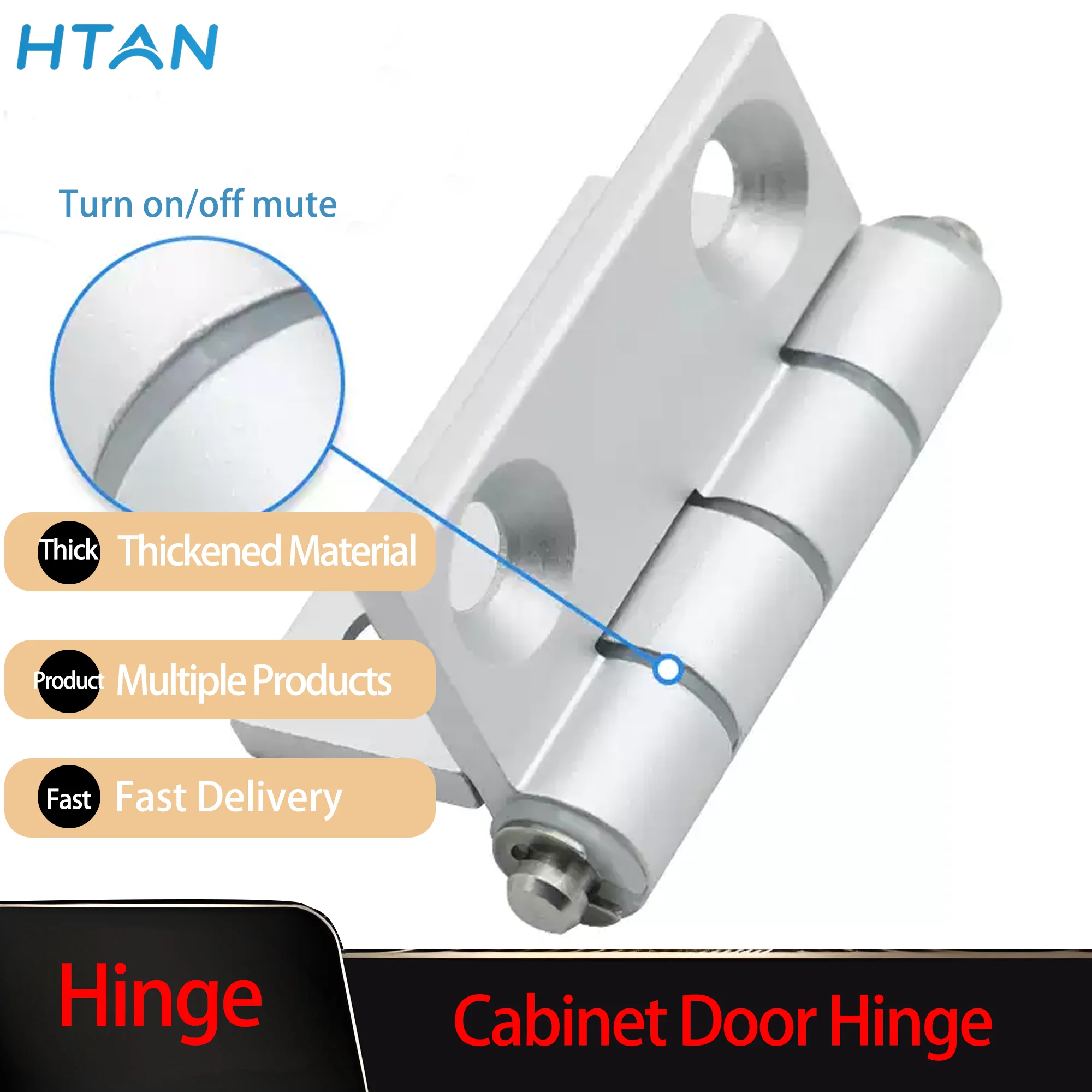 (2 Pieces)Aluminum Alloy Butterfly Hinge for Electrical Automation Equipment Industrial Grade Accessory