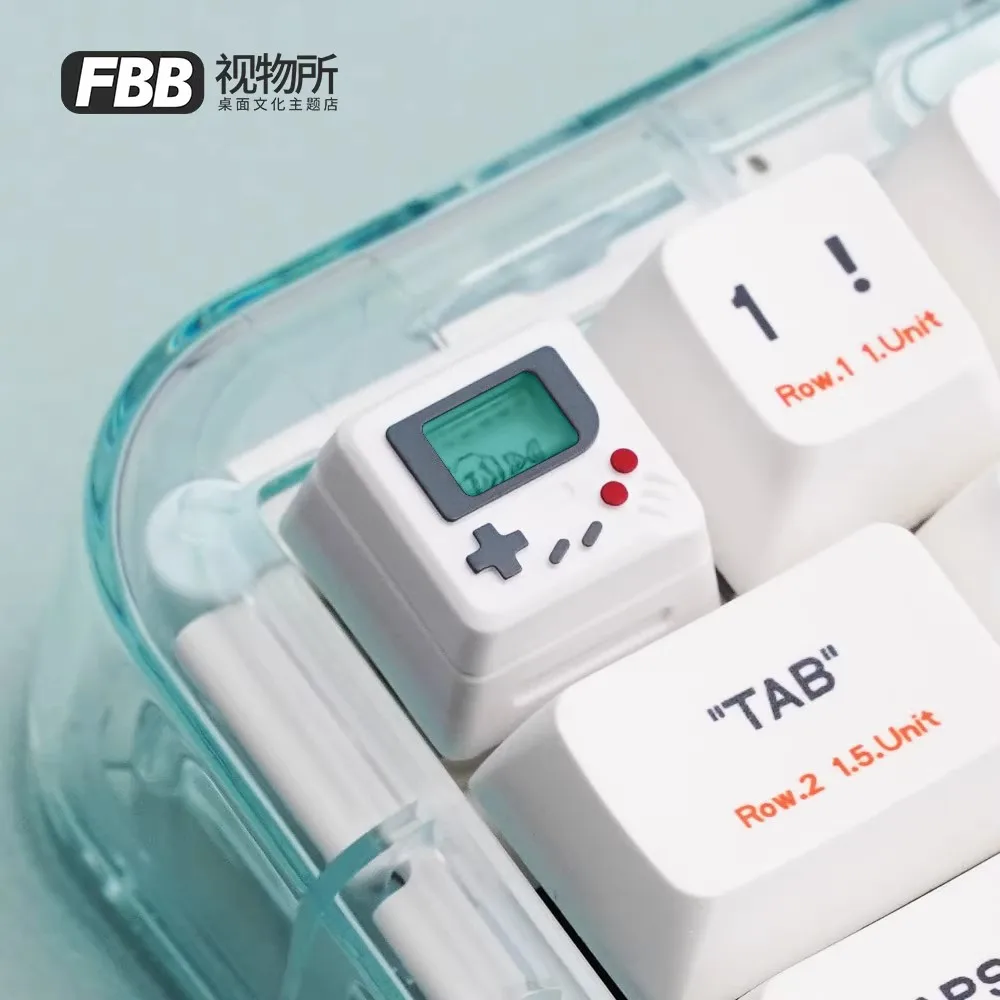 FBB  Artisan Keycap 3 in 1 Personality Retro Key Cap Light-transmitting Cute Key Caps Replacement Parts for Mechanical Keyboard