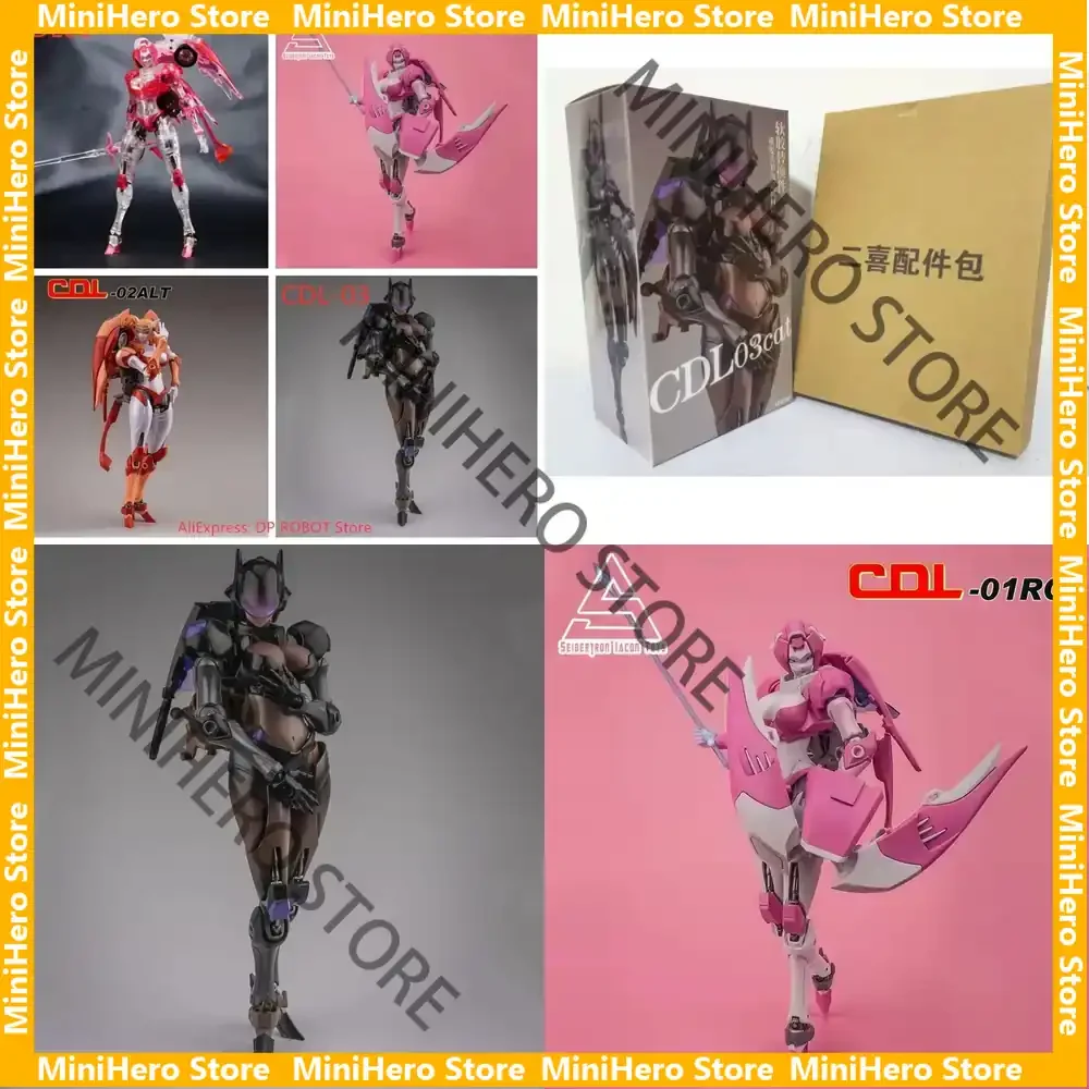 

In Stock Original Transformers Arcee G1 MP Ratio 1:18 Fully Painted Alloy Figure