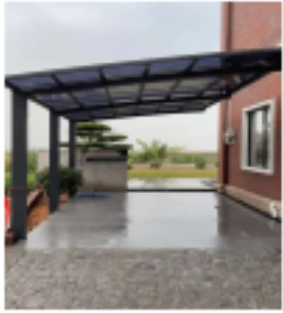 Grote 12x20 20x20m Polycarbonaat Daken Metalen Carport Garage Gebogen Dakluifel Outdoor Aluminium Carport voor auto