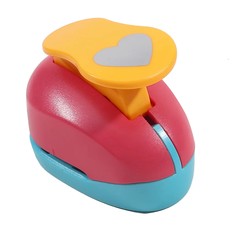 8/15/25/38/50mm Random Color Heart Punch DIY Embossing Punches Scrapbooking Machine Paper Cutting Hole Punch Rounder Cutter