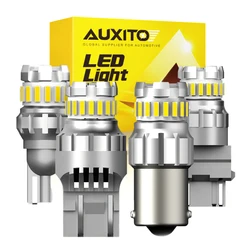 AUXITO 2x BA15S P21W LED Light T20 W21/5W 7443 W21W LED Bulb 1157 P21/5W BAY15D LED Lamp Car Parking Position Reverse Lights DRL