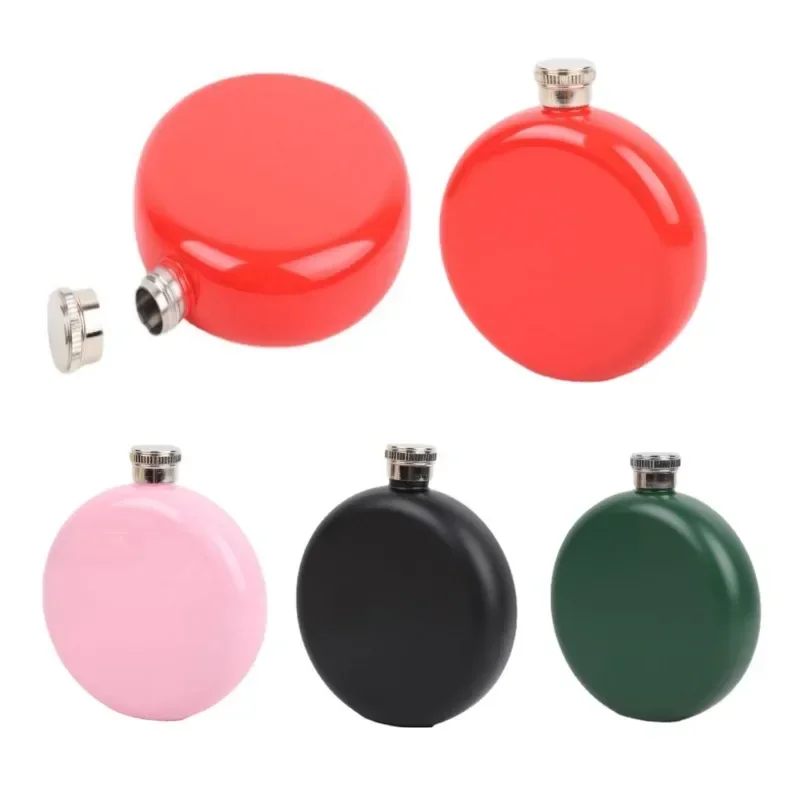 150 ml Klassische Mode Runde Wein Topf Outdoor Sport Reise Wein Flasche Whisky Wodka Sake Tragbare Mehrzweck Flachmann Geschenk