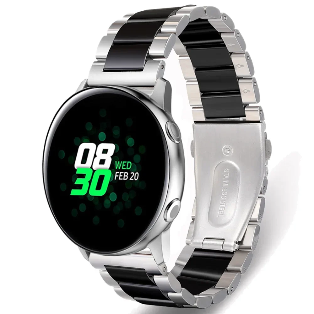 Correa de Metal y cerámica para Samsung Galaxy Watch 3, pulsera de 46mm para Huawei Watch 4/GT4, Amazfit GTR de 47mm, 22mm