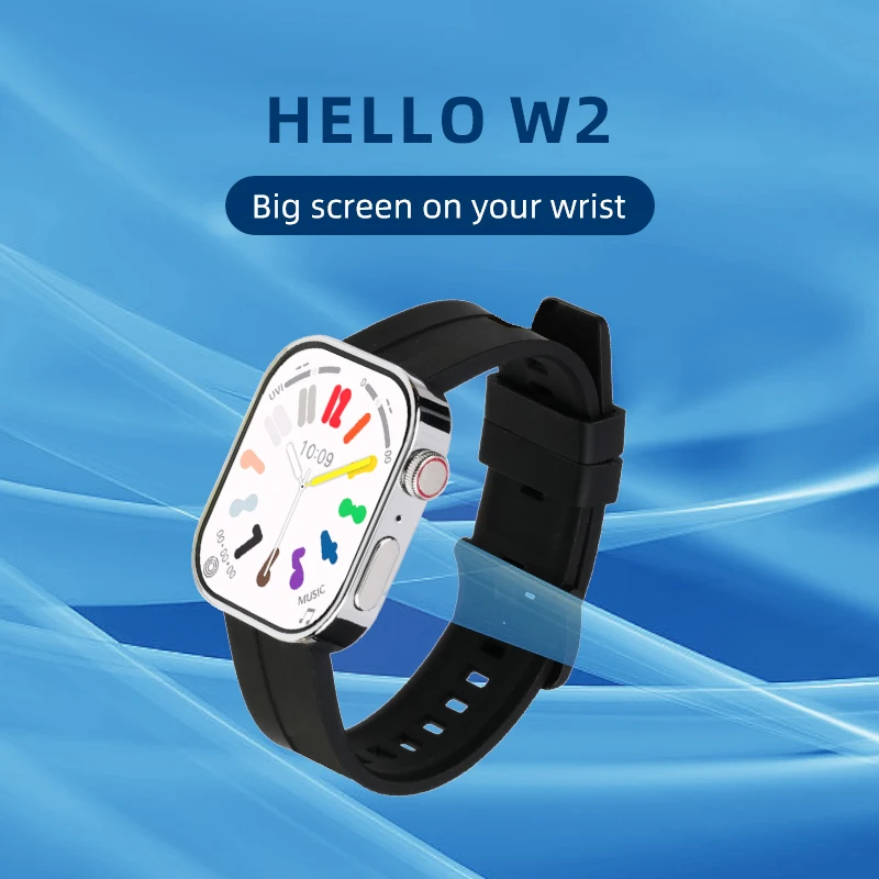 

Смарт-часы KIWITIME Hello W2, экран 1,95 дюйма, 4 Гб, пульсометр