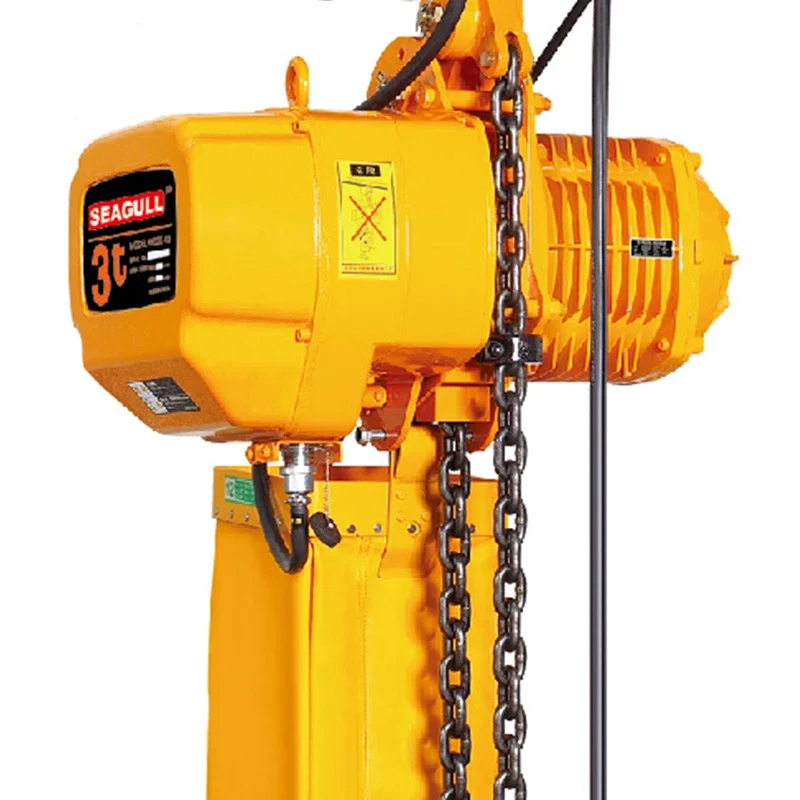 Single Phase 220V Electric Hoist 1/2/3/5Ton 3/6 Meter