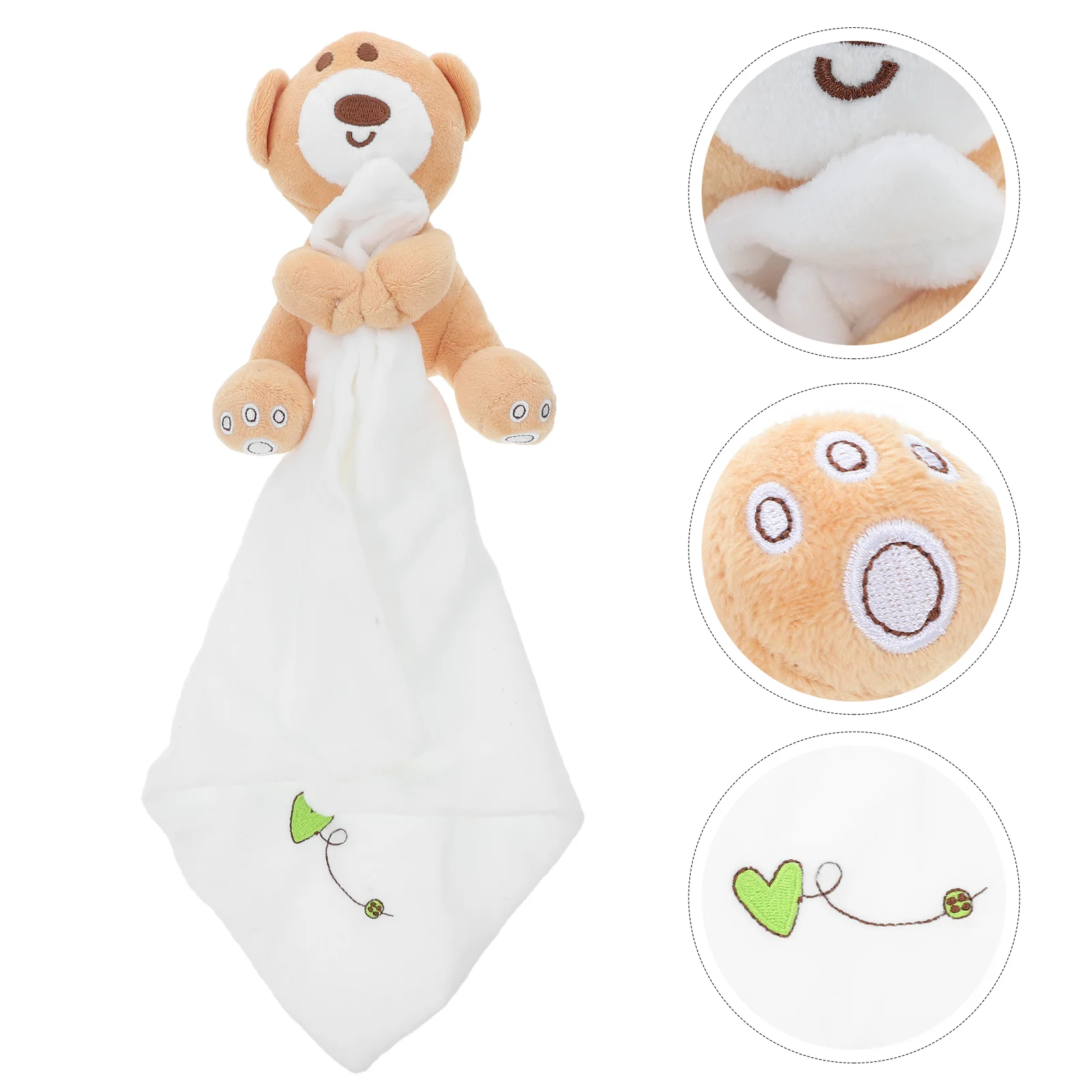 

Baby Sleeping Toy Premium Material Animal Touch Cute Newborn Plush Toys Easy Wash Visual Development