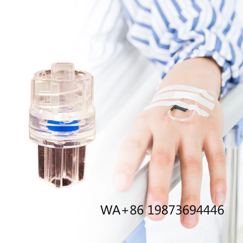 

High Pressure Contrast Injection System Small Plastic Air Luer Lock Medical Check Valve