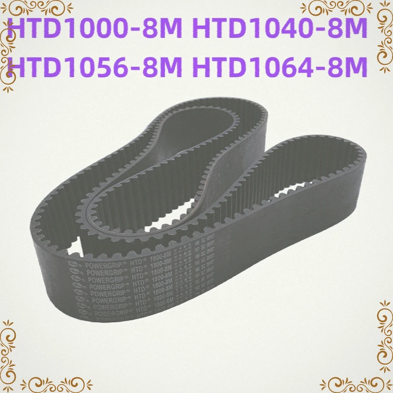 

HTD1000-8M HTD1040-8M HTD1056-8M HTD1064-8M Wide Angle Belt Drive Belt Timing Belt Toothed Belt V-belt