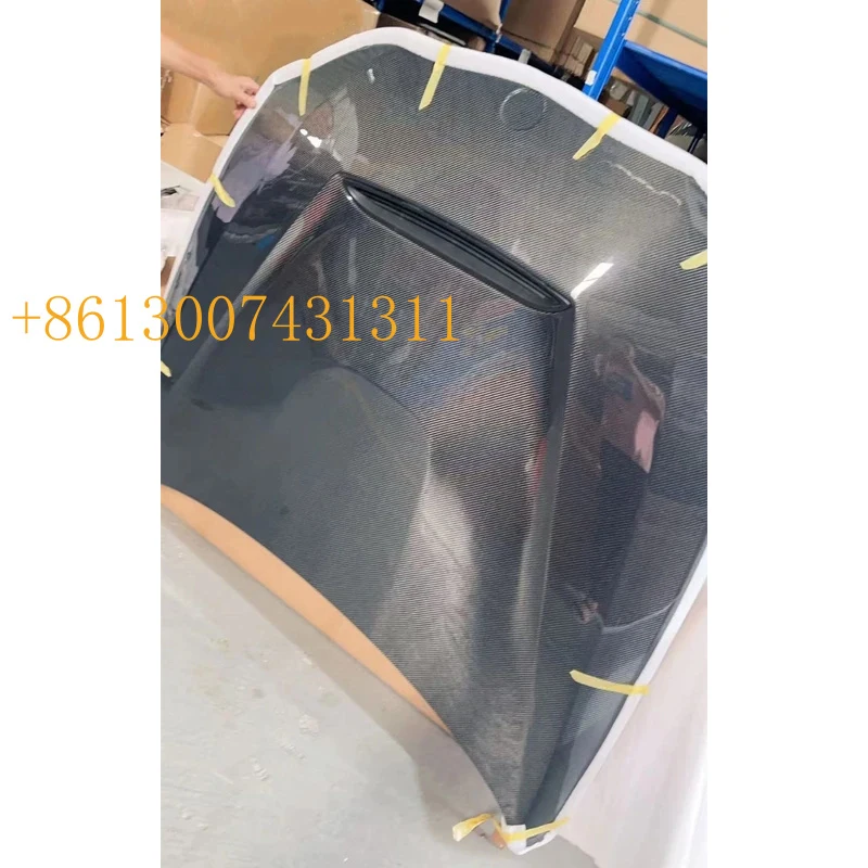 FactoryCarbon Fiber Hood E92 GTS Style 3 Series 2005-2008 & M3 Two Molds Engine Cover Bonnet Cover