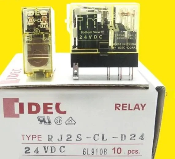 

10 шт. новые оригинальные реле RELAY RJ2S-CL-D24 24VDC RJ2S-CL-A220 220VAC 8A SJ2S-05B