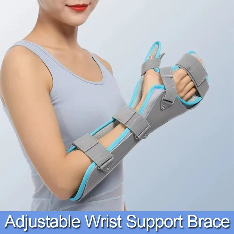 

1Pcs Adjustable Wrist Orthosis Fixing Brace-Hand Support Forearm Protector Wrist Fracture Injury Brace-For Relief Wrist Pain