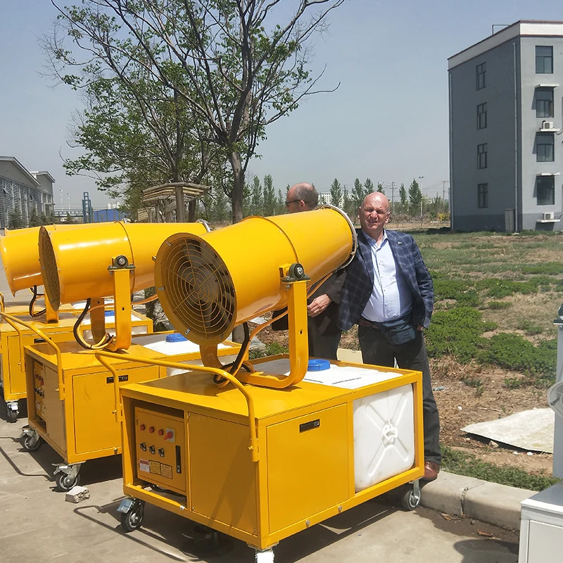 Fog Cannon Dust Suppression Machine 30M For Municipal Greenhouse Spraying Building Demolition Dust Elimination Equipment
