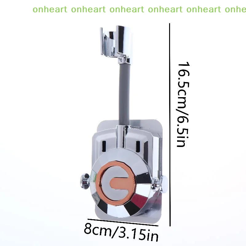 

[C]Universal Wall Mounted No Drill Adjustable Shower Holder for Home Bathroom