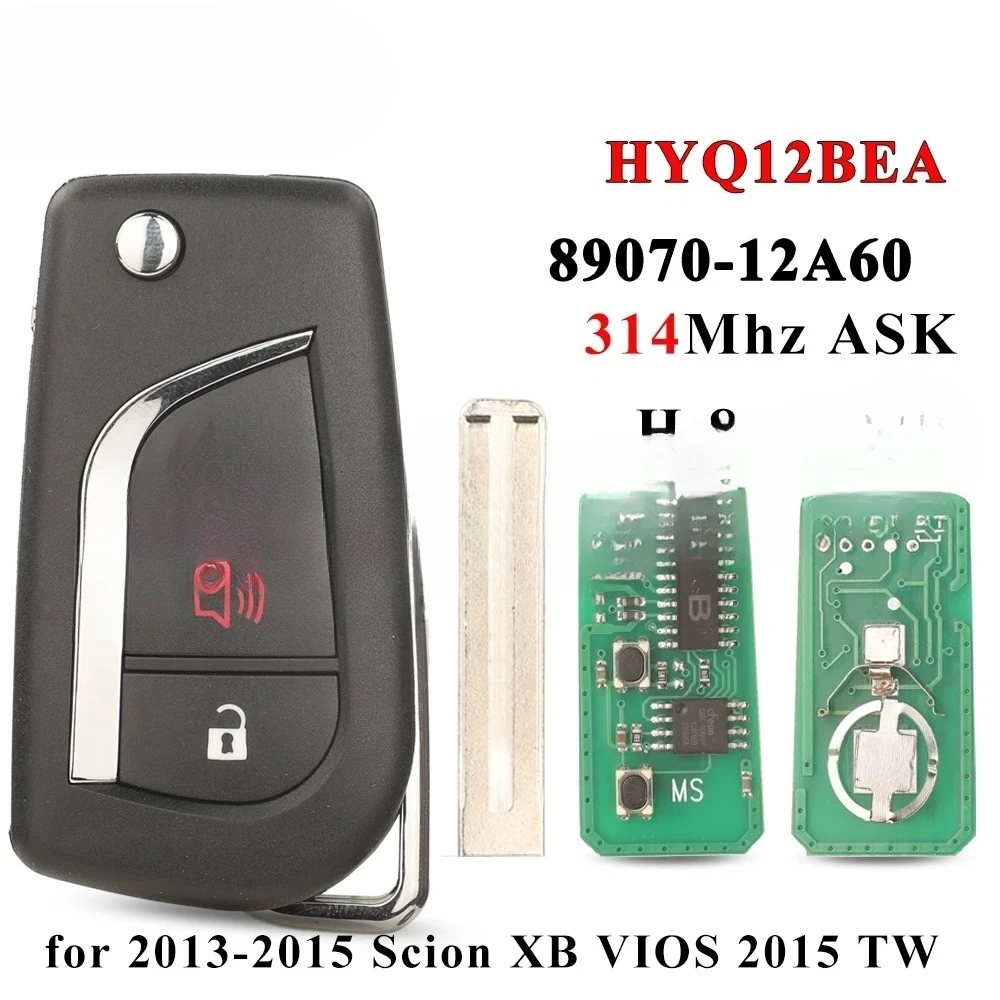 

Чип дистанционного ключа автомобиля для Toyota 2013-2015 Scion Corolla HIace CH-R 2019 VIOS 2015 TW 89070-12A60