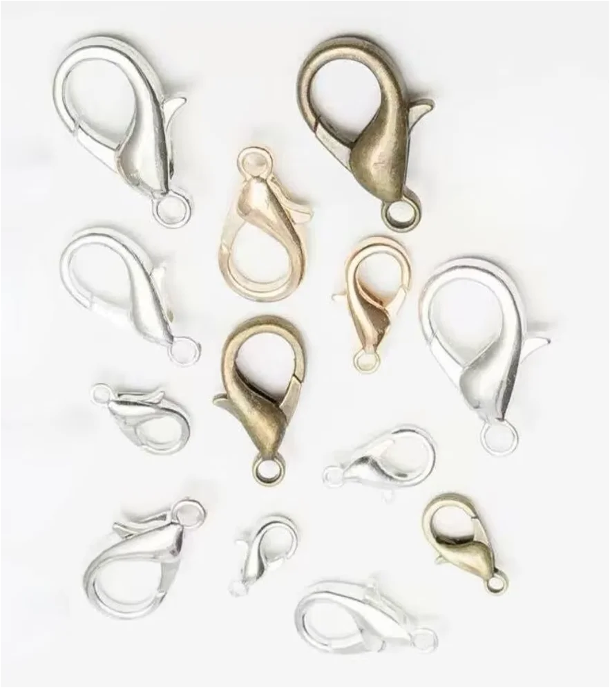 

35pcs 14mm Zinc Alloy metal simple clasps HWL2677