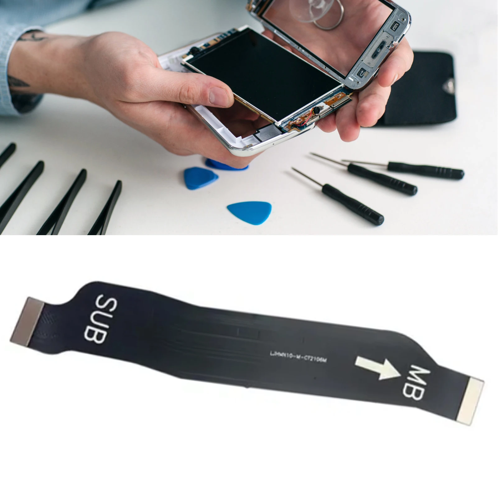 

Main Board Connection Cable Replacement Flexible Motherboard Connector Flex Cable Tear Resistant Smooth for Phone Maintenance