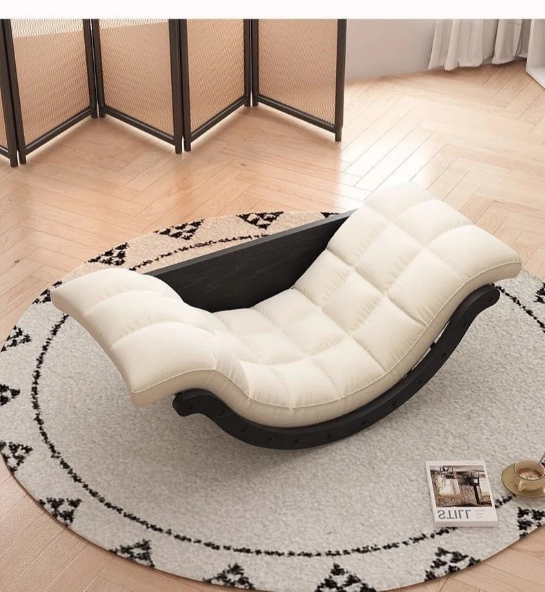 Banana boat lazy sofa rocking chair multifunctional moon rocking chair living room bedroom balcony recliner table chair bed view 5