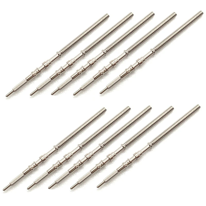 

10Pcs Movement Watch Steel Stem Crown Kit Watch Of Parts NH35 NH36 NH38 NH39 Movement Watch Stem Spare Parts