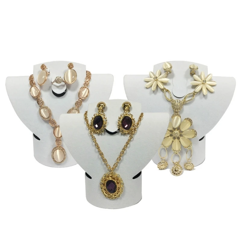 Jewelry Display Stand Multifunctional Folding Design Storage Rack For Necklace Earring And Bracelet