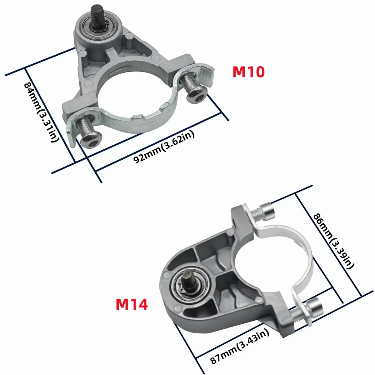 Conversione smerigliatrice angolare convertitore adattatore testa universale filettatura M10 per tipo 100 Swing Saw Cutter lucidatrice lucidatrice