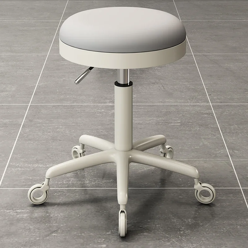 Barber Chairs, Beauty Salon Stool, Nail Shop Adjustable Chair, Rotable Height Elevated Bench, Salon Equipment Seating