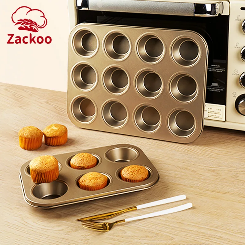 

Zackoo Cake Mold Baking Tools Household Non-stick Bread Anhydrous 12 Even Ma Fen Baking Tray Oven