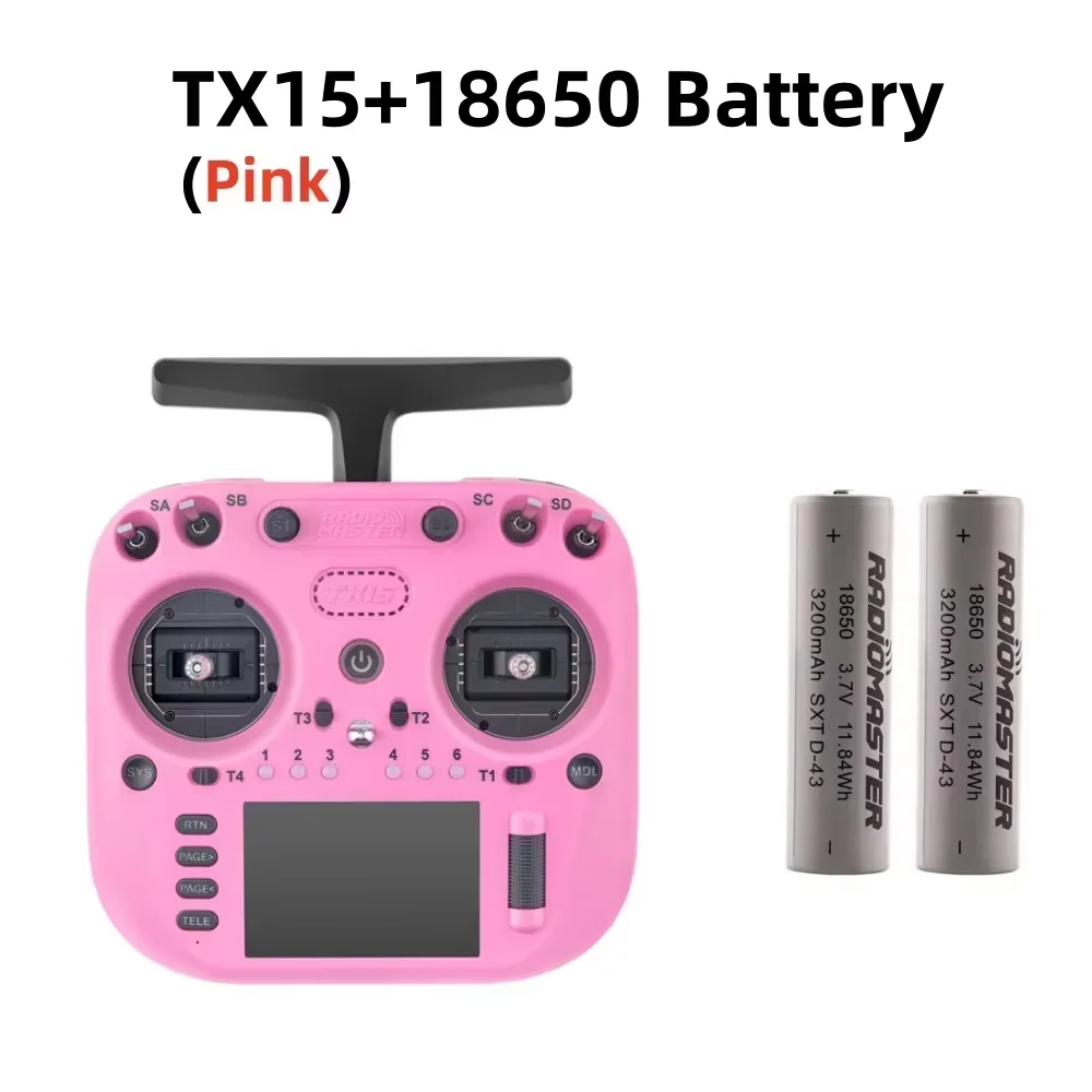 (op voorraad)Radiomaster TX15 16ch 3,5 inch IPS touchscreen V5.0 Hall Gimbals Radiocontroller ExpressLRS Ingebouwde gyromicrofoon