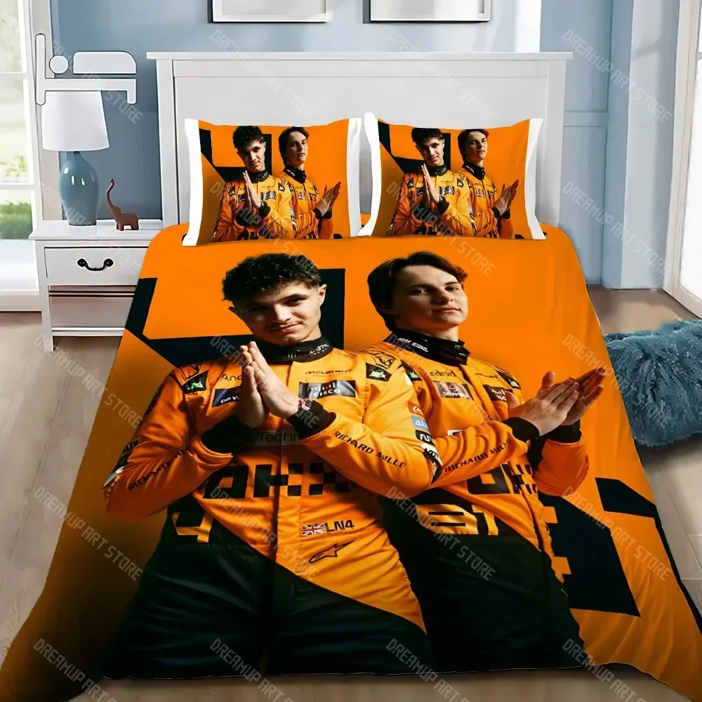Duvet Cover Pillowcase Bedding Set L-Lando N-Norris Adult Boy Girl Bedroom Decoration Children Gift Single Double Large Size