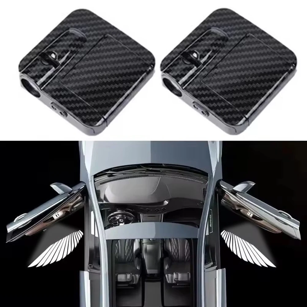 

Angel Wing LED Projection Light Car Elegance Welcome Light No-Drilling Effortless Installation Car For Modification Enthusiasts