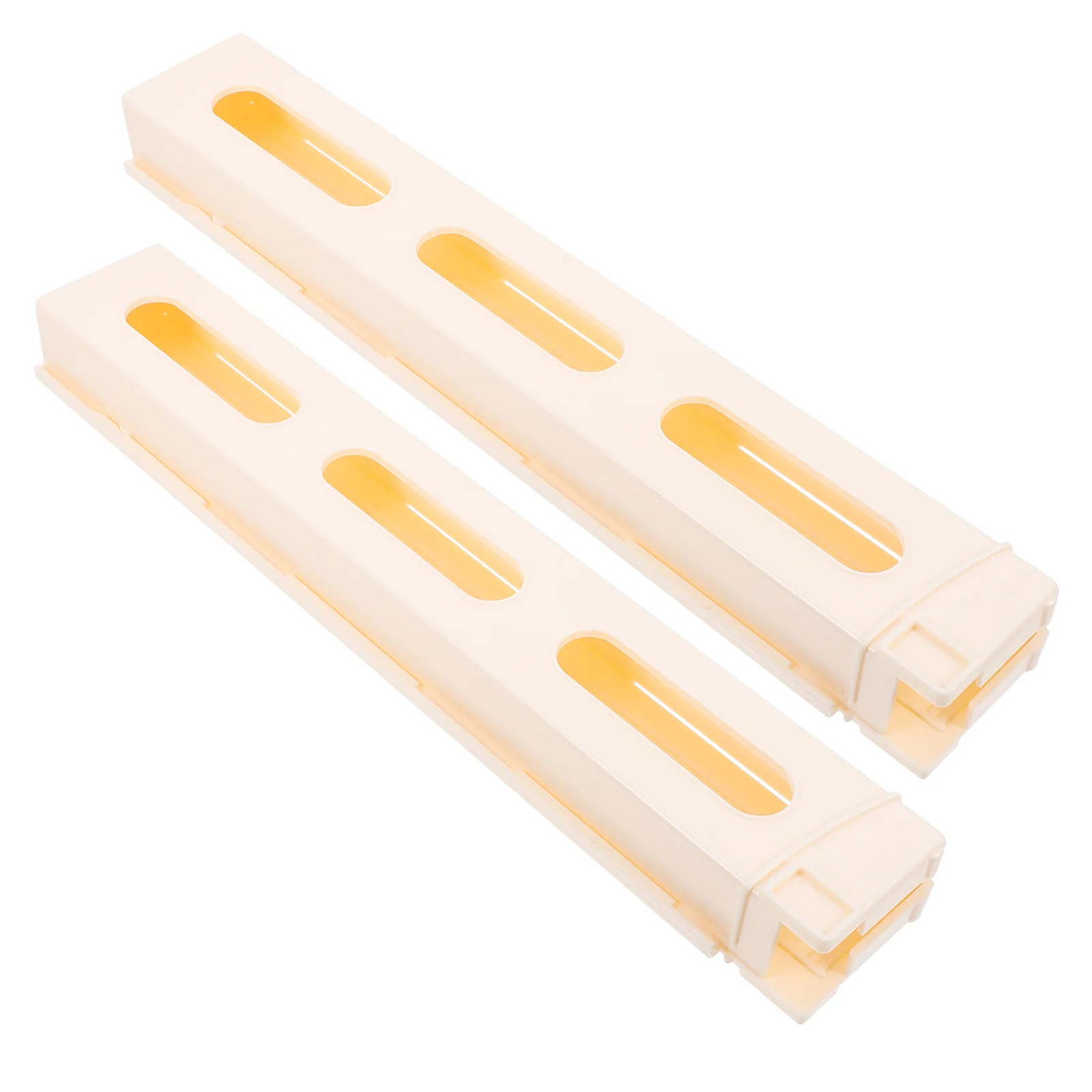 2 Pcs Chip Dominoes Storage Box Child Train Holder Plastic Automatic Block Pull Clip